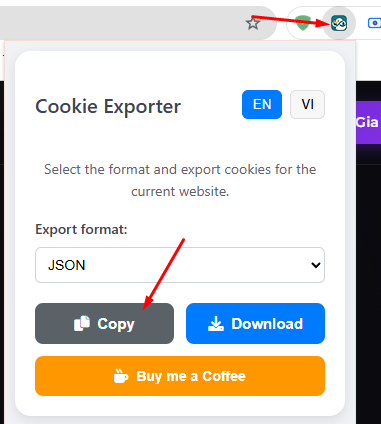 Giao diện Cookie Whisk